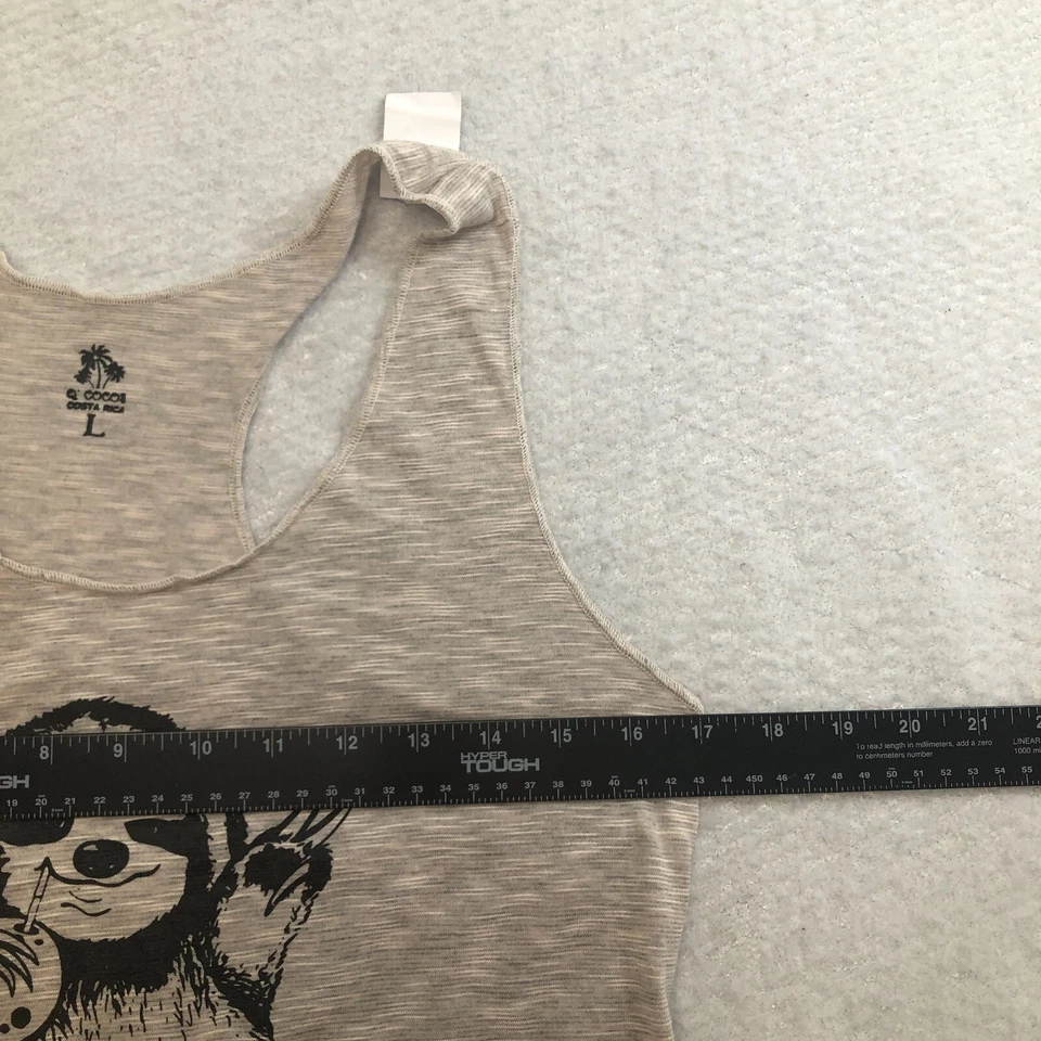 Лот из 2 Q Cocos & Columbia женщин без рукавов топы размер L ленивец Коста-Рика 1 новый с Ярлыками - Изображение 4 из 4