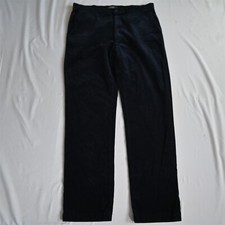 Vtg Polo Ralph Lauren 38x32 Navy Blue Stretch Corduroy Straight Leg Mens Pants