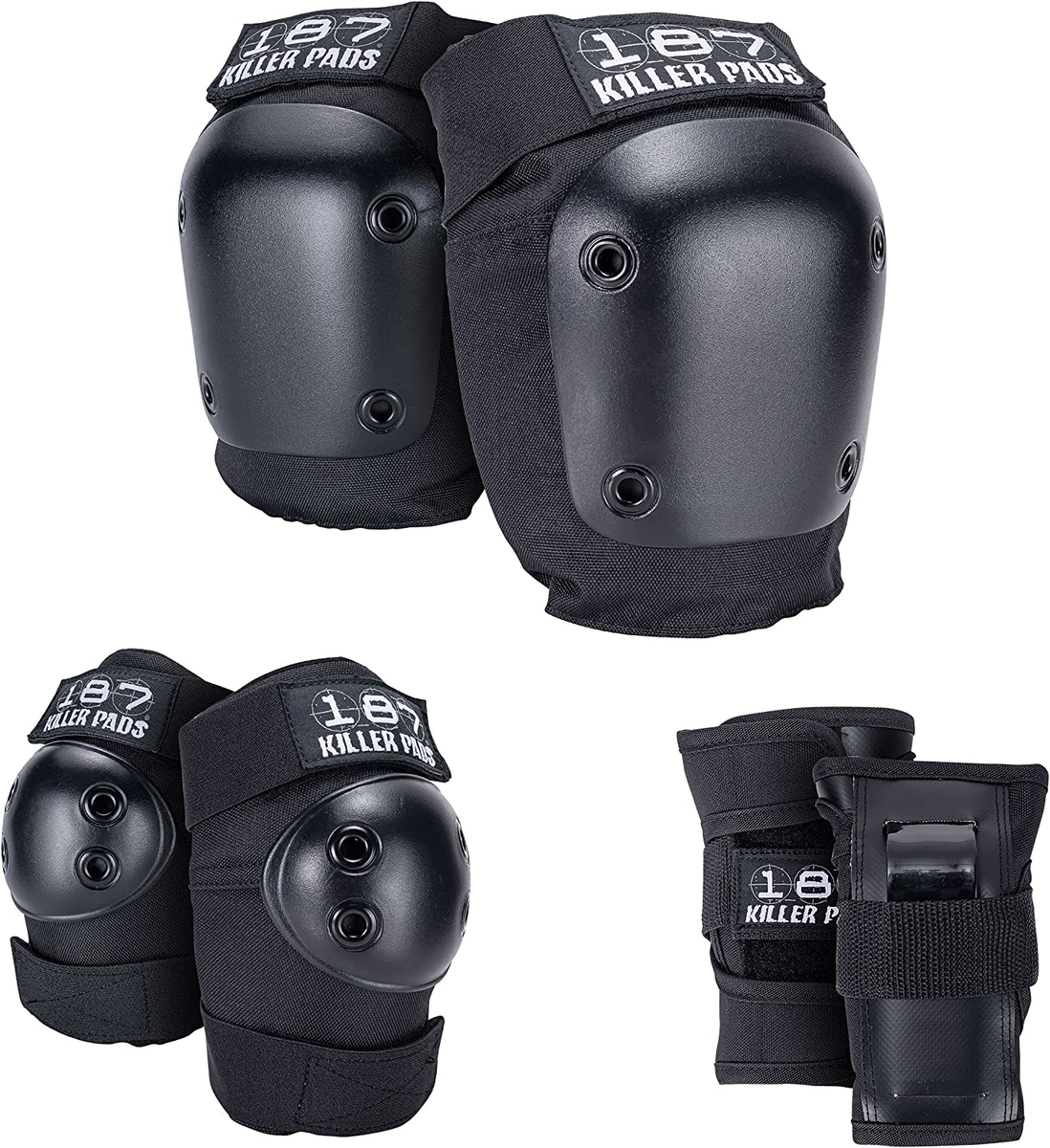 中古　187 killer pads S及びS Mサイズ　写真参照願います 187 Killer Pads Skateboarding Knee Pads, Elbow Pads, Wrist Guards