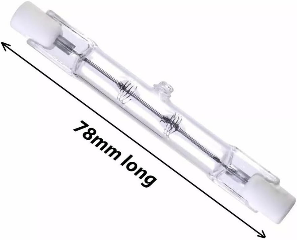 120W = 150W 78Mm Halogen Bulb Floodlight Security Light Linear Bulbs