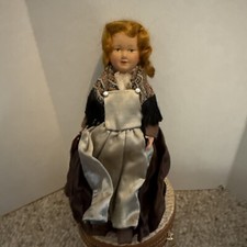 VTG French Doll Celluloid doll boug -en -bresse France 7 Painted Face Z9