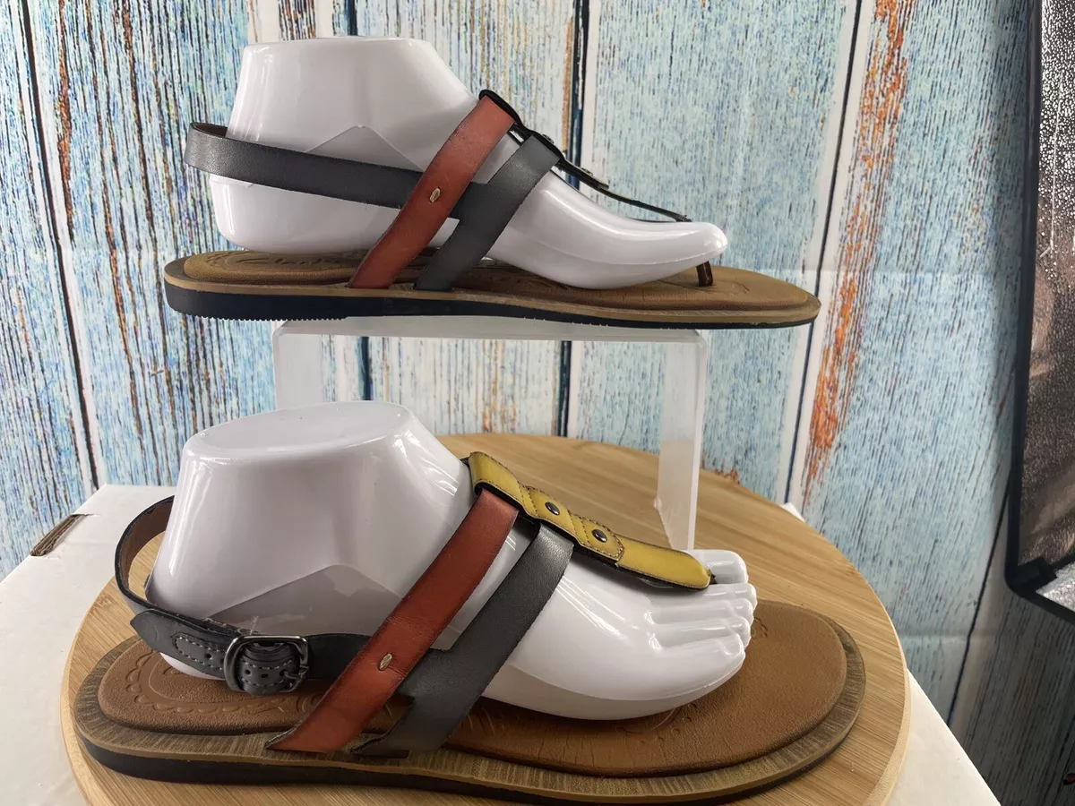 Clarks strappy sales leather sandals