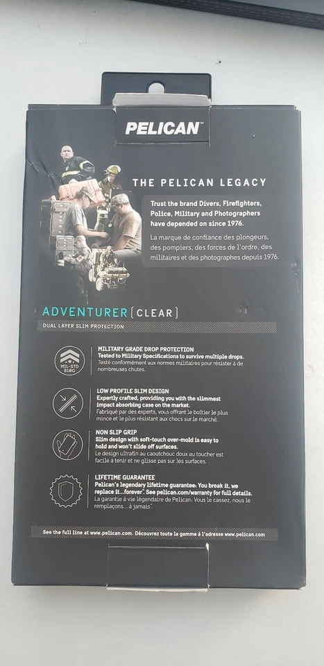 Funda Pelican Adventurer para Samsung Galaxy S8+ Plus - Transparente/Aqua - ENVÍO RÁPIDO Foto 2 de 4