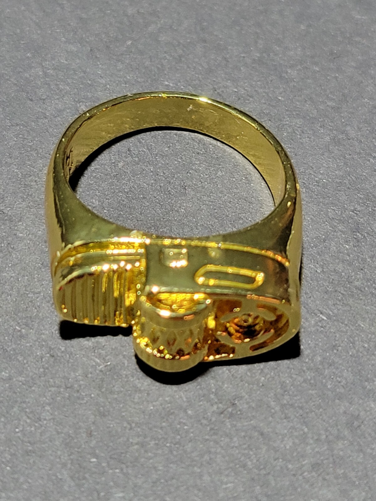 Shaped Ring, Size 10 ~ Gold Color, Buy In Bulk And Save