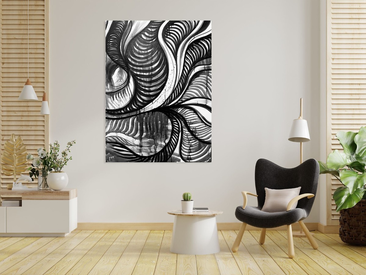 Autocollant Mural 3D Crâne - Stickers Déco Jacqueline Reynoso/Erin - Design Artistique - Neuf