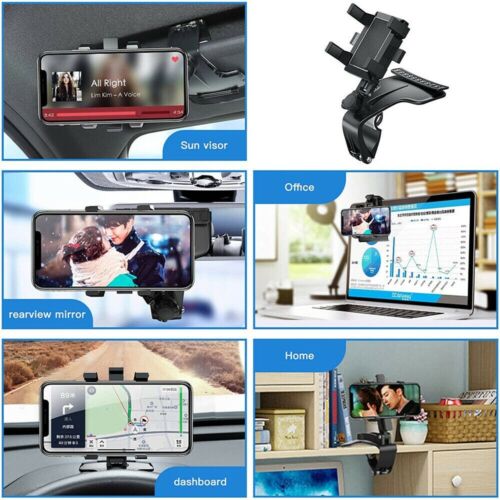360°-Clamp Dashboard Mobile In-Car Phone Holder Mount Stand Cradle GPS Universal - Picture 11 of 11