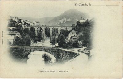 Old postcard VIADUCT & PONT D'AVIGNON (150120)