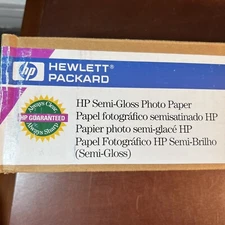 HP OEM C6024A Semi-Gloss Photo Paper 36" inches Wide x 100' feet. New In Box