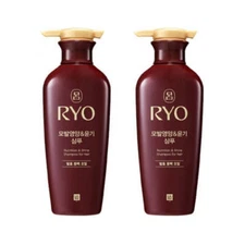 Ryo Nutrition & Shine Shampoo for Hair Fermented Camellia Oil 400ml*2Pcs