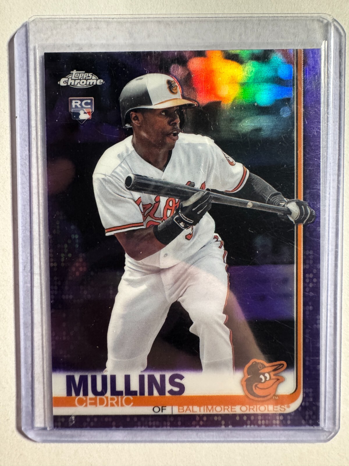 K294,926 - 2019 Topps Chrome Purple Refractors #52 Cedric Mullins #/299