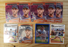 Madison Bumgarner 9 ct lot w/ Optic Purple & Base Donruss Blue Foil etc