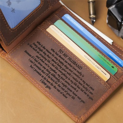 personalized wallets for husband