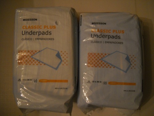 MCKESSON CLASSIC PLUS UNTERLAGEN 23 X 36, 2 PAKETE, 20 PADS GESAMT