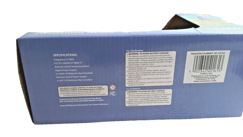 Pixar Finding Nemo Remote Control Swimming Nemo--Brand New - G10 - Image 3 of 3