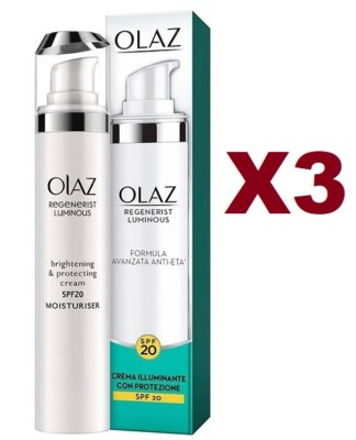 3 OLAZ REGENERIST LUMINOUS ANTI-AGING AUFHELLENDE CREME MIT SCHUTZ SPF20 50ml