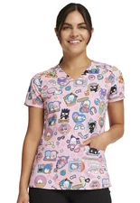 Hello Kitty Cherokee Scrubs Tooniforms Sanrio V Neck Top TF776 HSKP