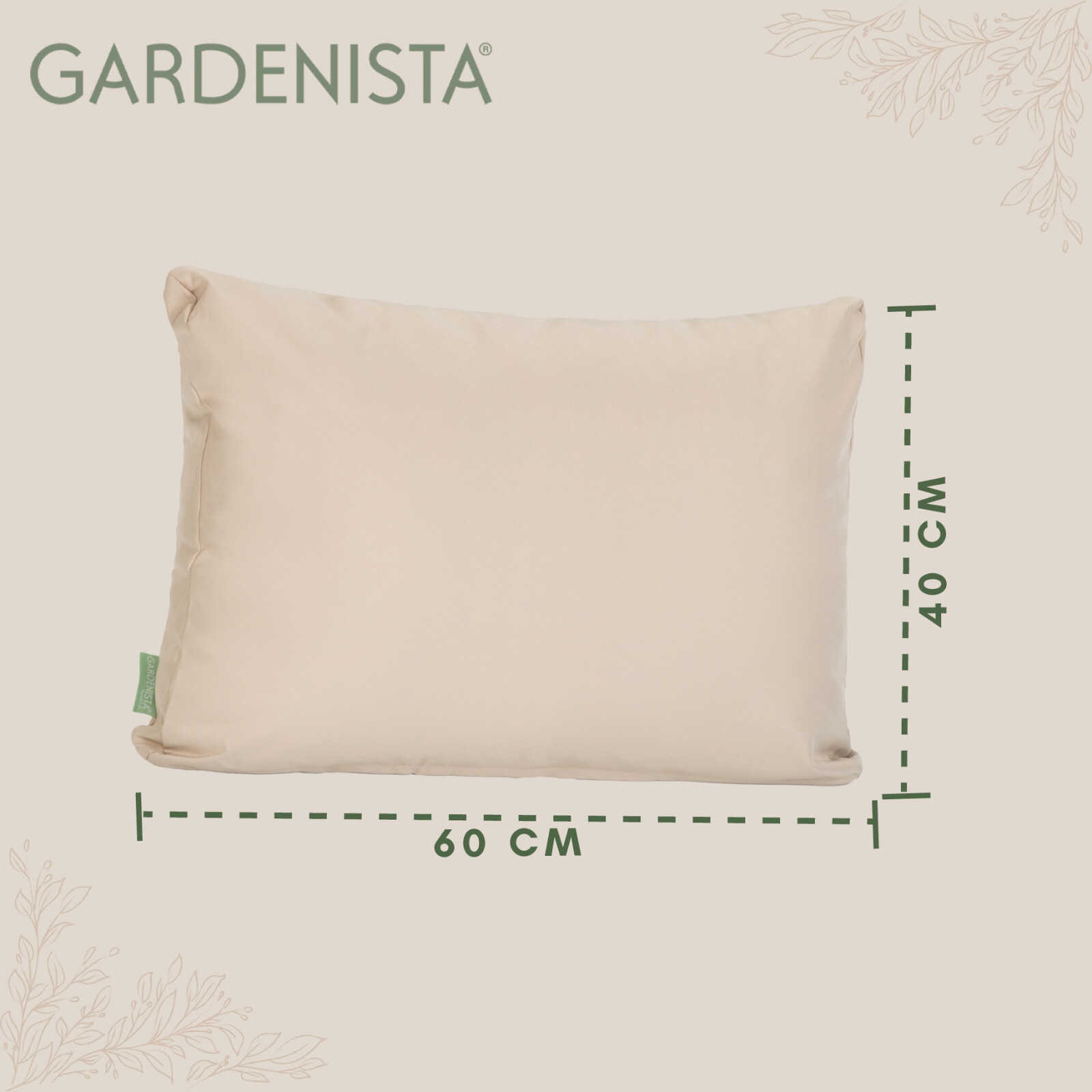 Gardenista Stone Outdoor Euro Wood Pallet Sofa Back Cushion For Garden