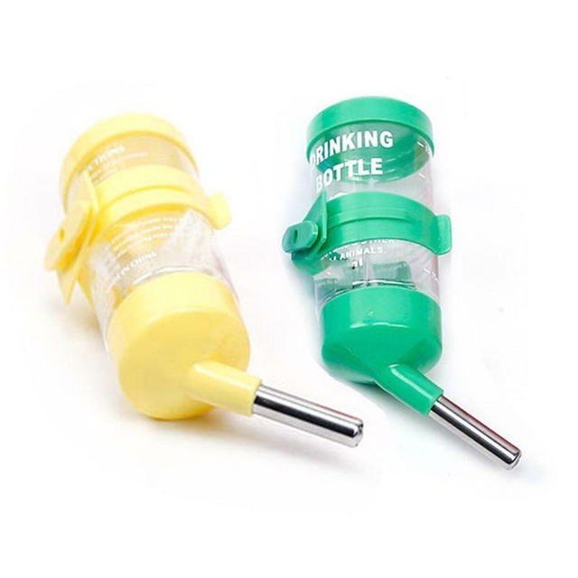 2Pcs No Drip Small Animal Water Bottles 80ml BPA Free Water Small Pet