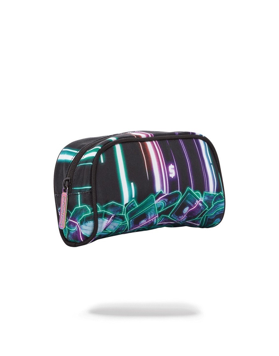 Sprayground Mini Wallet Toiletry Makeup Stationary CRYPTO STACKS POUCH Bag  2077