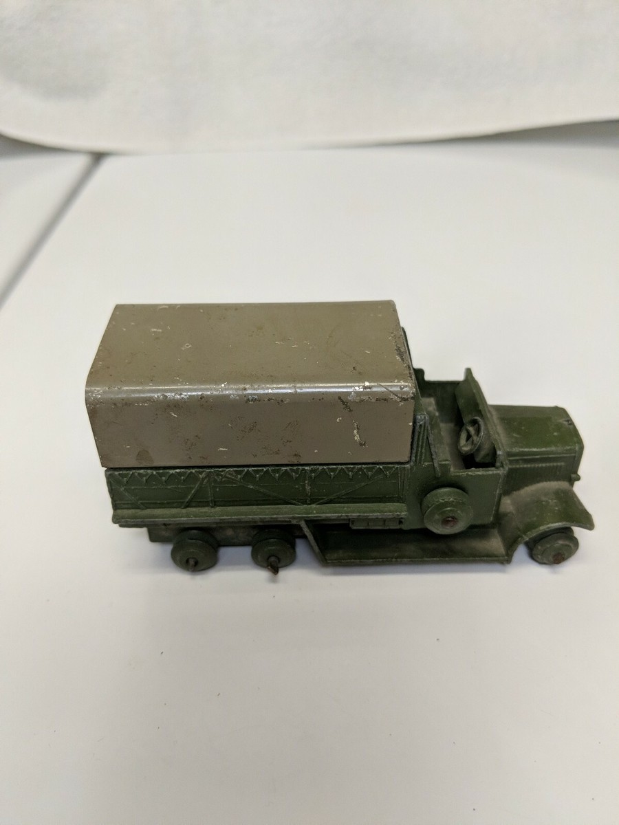 Dinky Toys Military Covered Wagon 6 Wheeled No. 151B Army Green