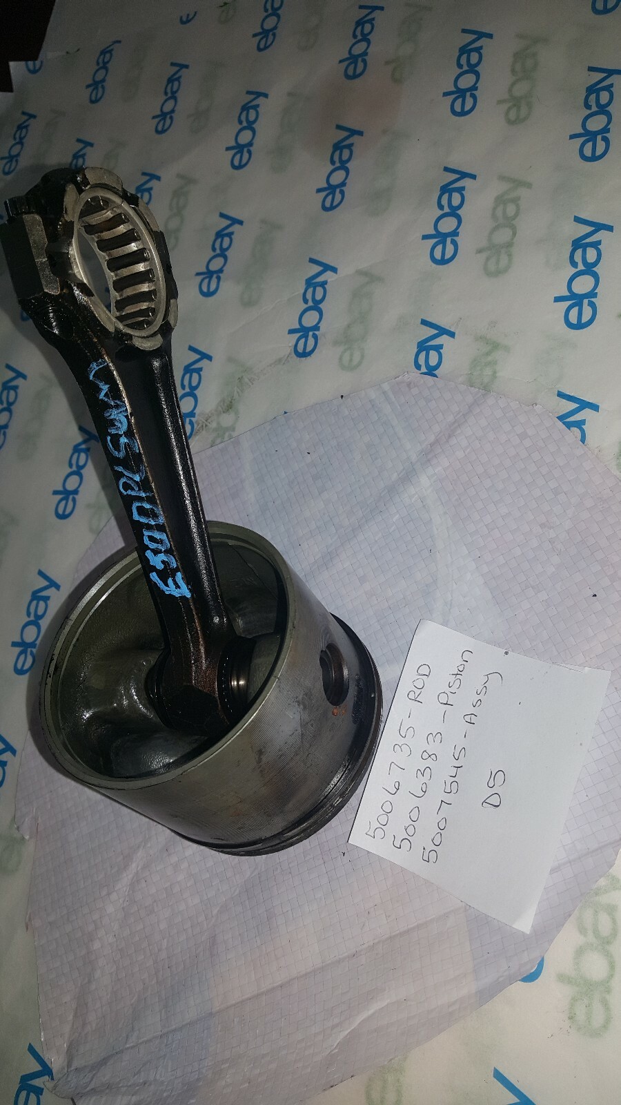 OEM 5006383 CONNECTING ROD 5007545 5006735 PISTON & RING ASSY | eBay