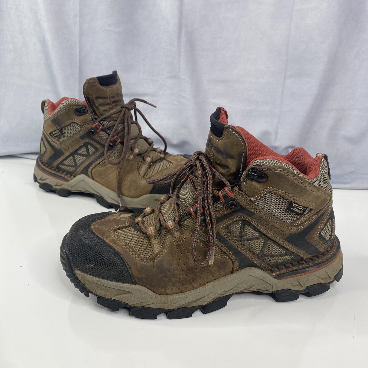 IRISH SETTER Crosby Safety Toe Brown Leather Waterproof Work 