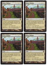 Rustic Clachan x4 4x 2010 Duel Decks Elspeth vs Tezzeret PLAYSET Land MTG NM AZ2