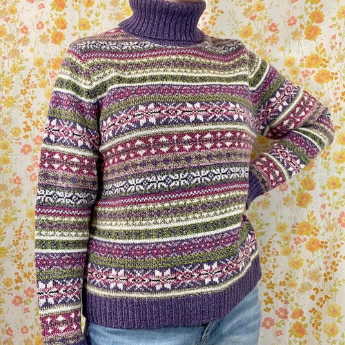 Carolyn Taylor Knit Turtleneck Sweater 