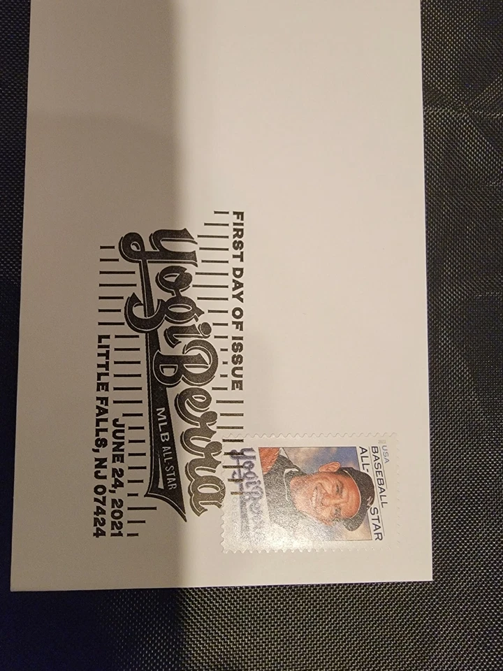 NEW Yogi Berra US MLB All Star Yogi Berra First 1st Day Cover FDC 2021 MINT NY - Image 3 of 3