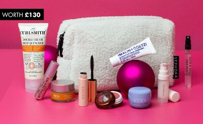 SEPHORA Holiday Hot List Luxury Beauty Bag 2024 Inc. GUCCI RARE BEAUTY TATCHA ..