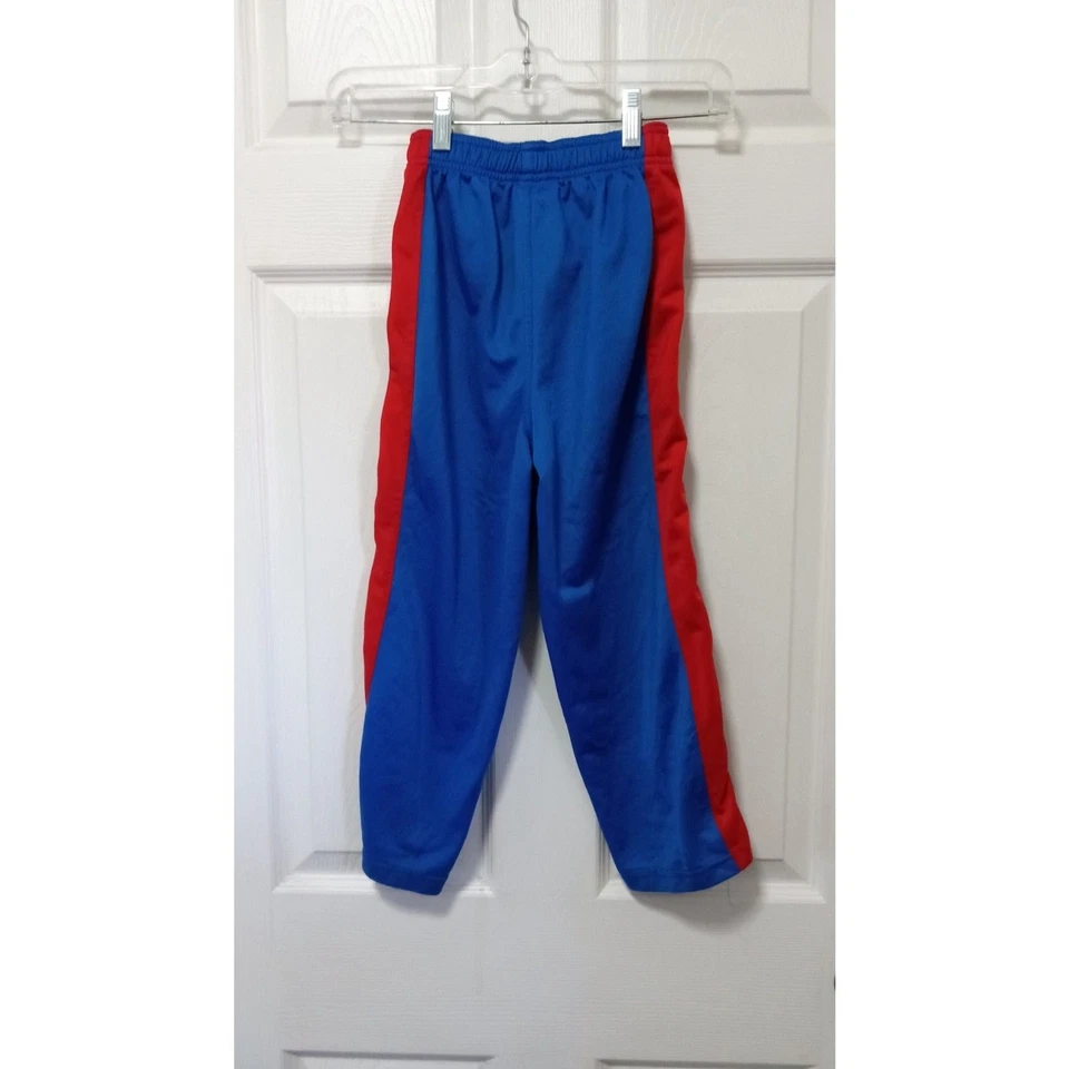 Adidas Niños Azul y Rojo Ropa Activa Pantalón Largo Completo  Foto 2 de 4