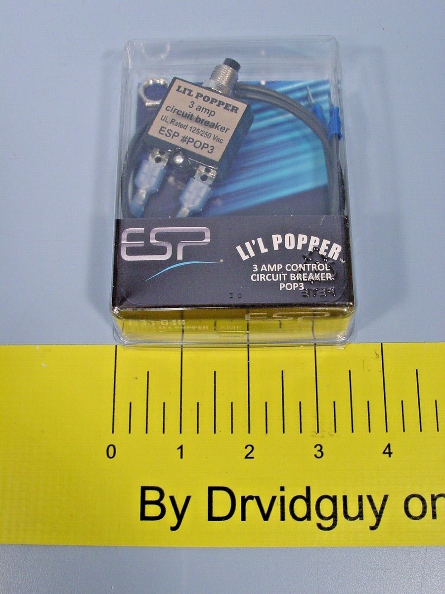 Edmondson Supply | ESP POP3 Li'l Popper Control Board Circuit Breaker- 3 Amp - Foto 9