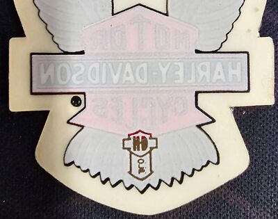 NOS Small Genuine Harley Davidson Bar and Shield Eagle Wings Decal