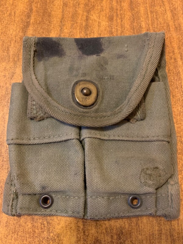 ORIGINAL G.I. WWII M1 CARBINE WEB BELT POUCH