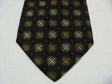 HUGO BOSS - VINTAGE - MADE IN ITALY - WIDE 4" - 100 SILK NECK TIE 