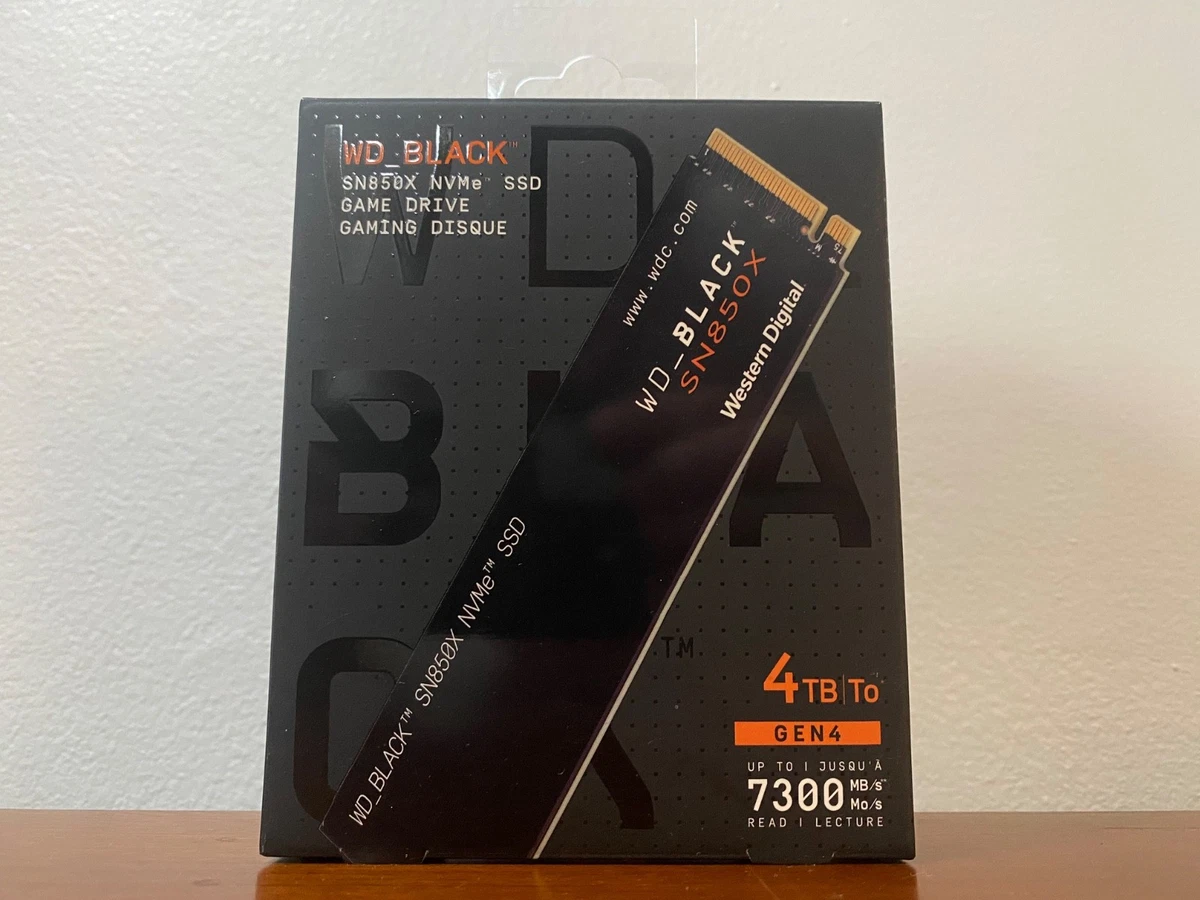 Western Digital Solid State Drives 4 TB Storage Capacity for sale 