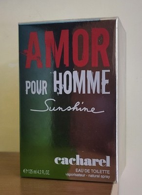 Perfumo CACHAREL AMOR POUR HOMME SUNSHINE EAU DE TOILETTE 125ml Vintage Sigillato