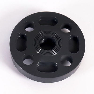 852 Series - Schedule 80 PVC Fittings (Black) - Floor Flange - 1'' (FIPT) / Plumb