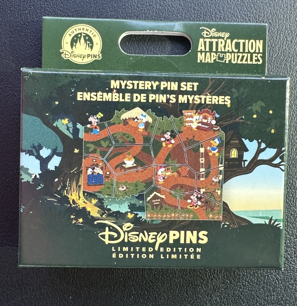 Walt Disney World Swiss Family Treehouse Map Puzzle Pin LE Sealed Box (1) Pin