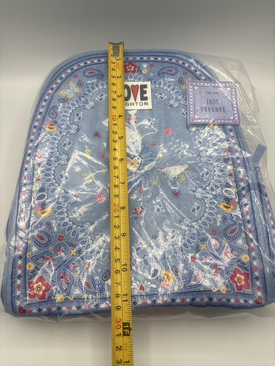 Brighton Bandana Love Backpack Blue New with Tags Sealed in  display picture 3