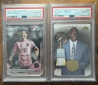 Michael Jordan PSA 10 & Lionel Messi PSA 10 (2) Two Card Lot.