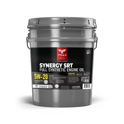 TRIAX Synergy SRT 5W-20 - Full Synthetic, Friction Modified Engine Oil - 20K ...
