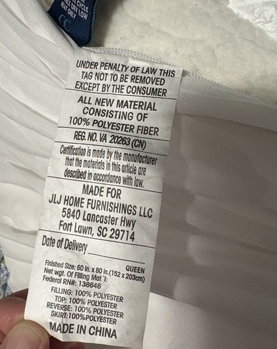 Concierge Collection Super loft Plush Sherpa? Queen Mattress Topper 60 X 80 New - Picture 20 of 21