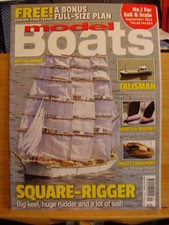 MODEL BOATS MAG SEPTEMBER 2018 SQUARE RIGGER TALISMAN PLANS NORFOLK WHERRY