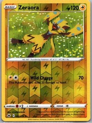 Zeraora 052/159 Crown Zenith Reverse Holo