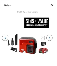 SKIL PWR CORE 12/20V Cordless Car Handheld Vacuum Cleaner & Inflator #VA1200D-11