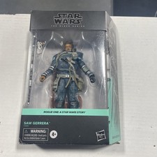 Star Wars Black Series Saw Gerrera 6  Action Figure Rogue One Hasbro New Sealed