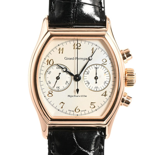 GIRARD-PERREGAUX Richeville 2710 Silver Men's Used Watch #41530
