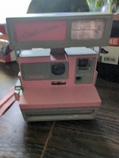 Polaroid CoolCam 600 Vintage Camera Gently Used Pink and Gray