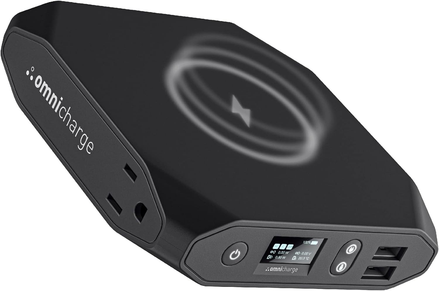 Power Bank Portable Omni 20+Bundle(Omnicharge) Fast,Recharging,Wireless Charging